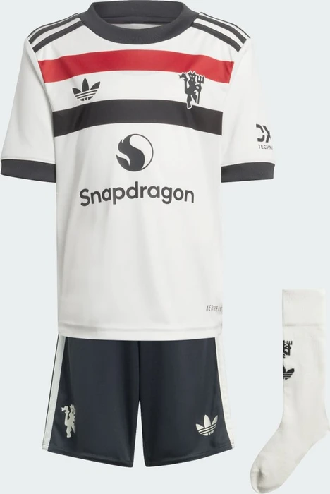 adidas Manchester United 2024/2025 Ausweichausrüstung off white (Junior)