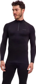 Falke Maximum Warm Half-Zip Funktionsshirt langarm schwarz (Herren)