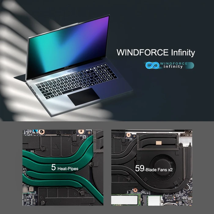GIGABYTE AERO 17 XE5-73UK738HP, Core i7-12700H, 16GB RAM, 2TB SSD, GeForce RTX 3070 Ti, UK