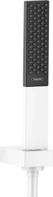 Hansgrohe Rainfinity Brausehalterset 100 1jet mit Brauseschlauch 160cm mattweiß