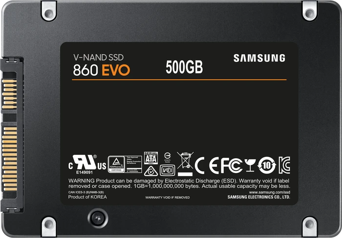 Samsung SSD 860 EVO B2B 500GB, 2.5" / SATA 6Gb/s