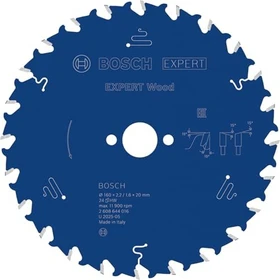Bosch Professional Expert for Wood Kreissägeblatt 24Z, 160x1.6x20mm, 1 Stück