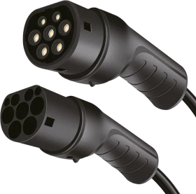 LogiLink E-Auto-Ladekabel, Typ 2, 3-phasig, 32A mit Tasche, 22kW, 2.5m
