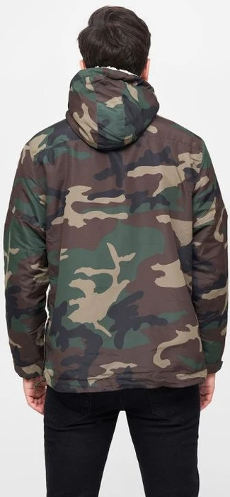 Brandit Windbreaker Sherpa Anorak woodland (Herren)