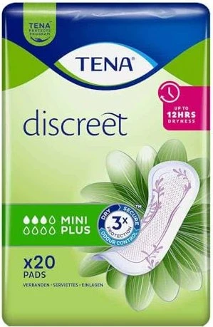 Tena Lady Discreet Mini Plus, 120 Stück (6x 20 Stück)