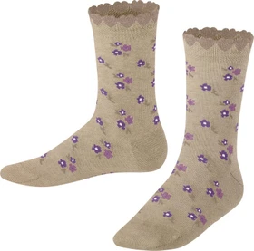 Falke Ditsy Flowers Socken sand mel. (Junior)
