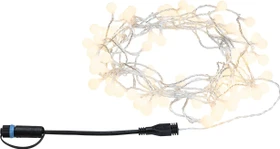 Paulmann Plug & Shine Lichterkette schwarz LED 72x warmweiß