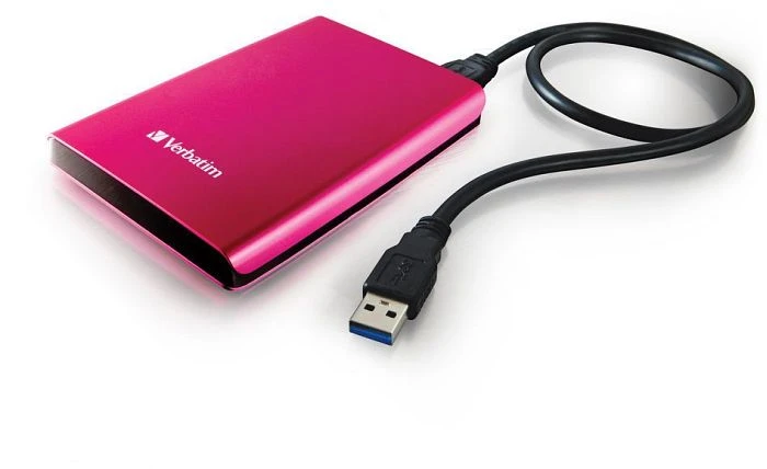 Verbatim Portable Colour Edition pink 500GB, USB 3.0 Micro-B