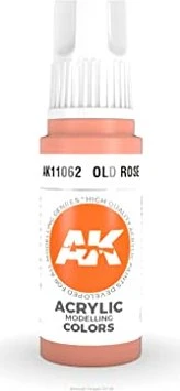 AK-Interactive 3rd Gen Acrylic Colors Acrylic Modelling Colors old rose, 17ml