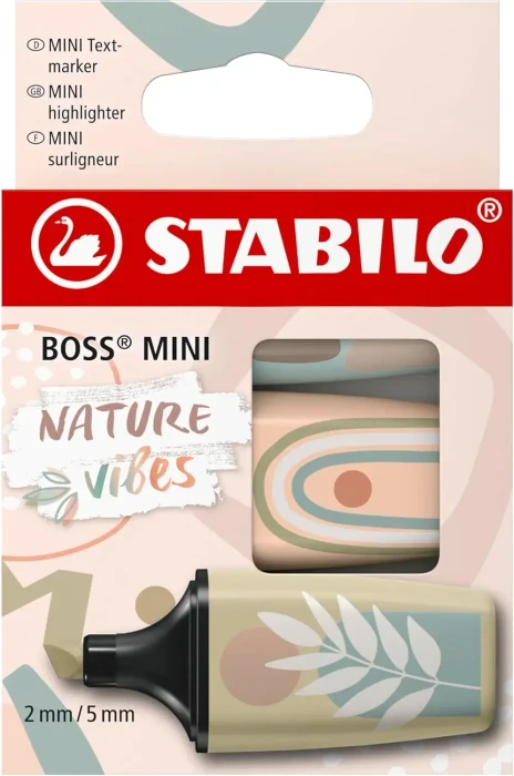 STABILO Boss Mini Naturevibes sortiert, 3er-Pack
