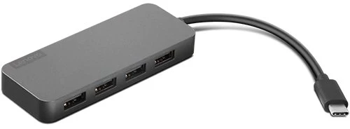 Lenovo USB-Hub, 4x USB-A 3.0, USB-C 3.0 [Stecker]