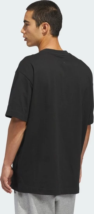 adidas Basketball genderneutral T-Shirt kurzarm black/off white