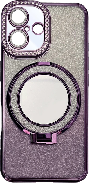 Peter Jäckel OHLALA! Back Cover Glamour Mirror für Apple iPhone 16 violett