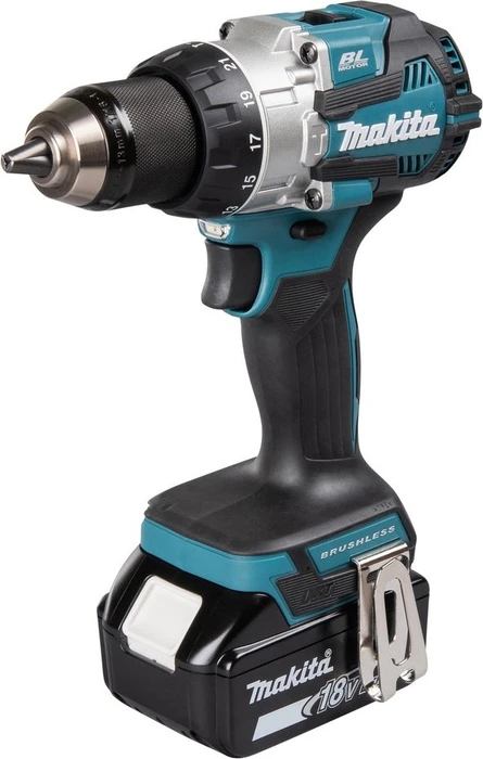 Makita DHP489RTJ Akku-Schlagbohrschrauber inkl. MAKPAC + 2 Akkus 5.0Ah
