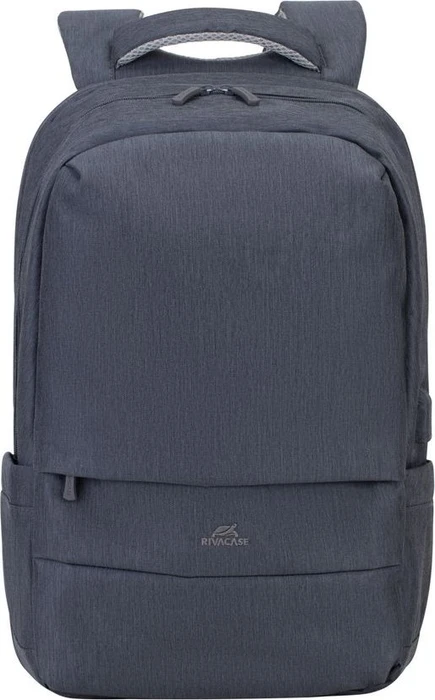 RivaCase Prater anti-theft Laptop Rucksack 17.3", Dark Grey