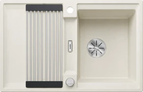 Blanco Adira 45 S InFino Becken reversibel mit Ablauffernbedienung softweiß