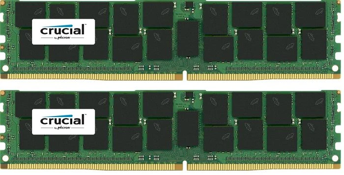 Crucial LRDIMM 64GB Kit, DDR4-2400, CL17-17-17, 4RX4, ECC