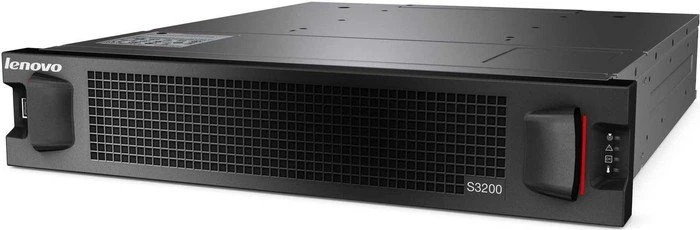 Lenovo Storage SAN S3200 SFF 6411, 4x SFP+ 8Gb/s Fibre Channel, 1x RJ-45 1000Base-T, 2HE