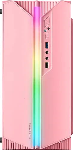 Mars Gaming MC-S1P, pink, Acrylfenster