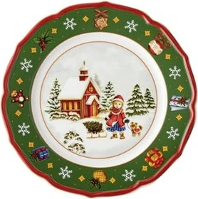 Hutschenreuther Happy Wintertime Frühstücksteller 22cm grün