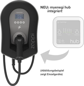 myenergi zappi V2.1 22kW, 6.5m Ladekabel