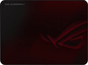 ASUS ROG Scabbard II Medium Gaming Mousepad, 360x260mm, schwarz/rot