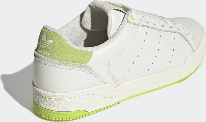 adidas Court Tourino off white/semi solar slime