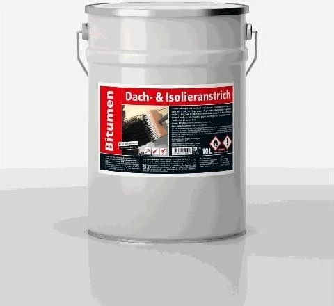 Sandroplast Bitumen Dach- und Isolieranstrich schwarz, 10l