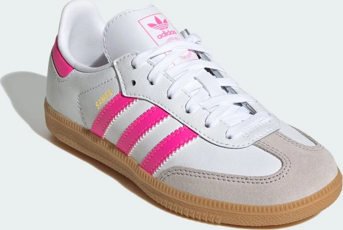 adidas Samba OG cloud white/lucid pink/gum (Junior)