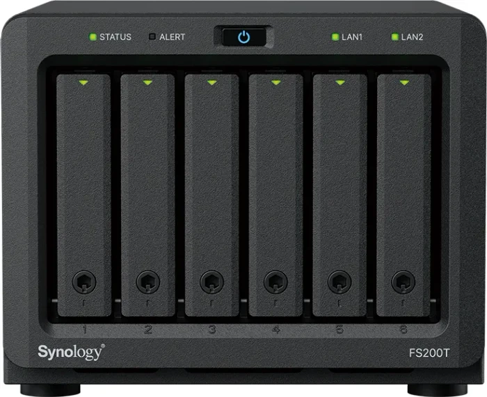 Synology FlashStation FS200T, 4GB RAM, 1x RJ-45 2.5GBase-T, 1x RJ-45 1000Base-T