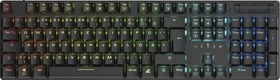 Sharkoon PureWriter W100, schwarz, Huano Low Profile Silent Red, USB, DE