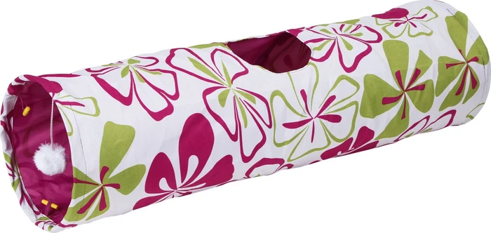 Kerbl Katzentunnel Flower, bunt (82638)