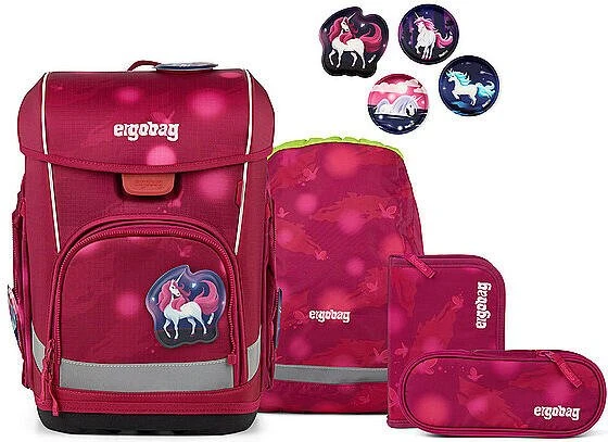 Ergobag Cubo Light MondzaubBär 2026 Schultaschen-Set, 5-tlg.