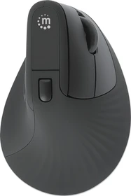 Manhattan Office Pro Vertical Ergonomic Wireless Mouse, schwarz, USB (190336)