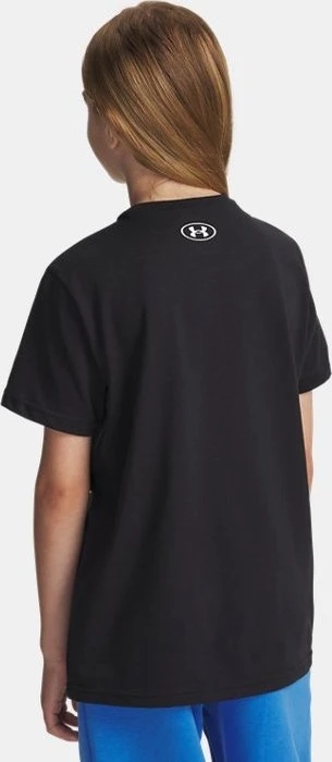 Under Armour Sportstyle Funktionsshirt kurzarm schwarz/weiß (Junior)