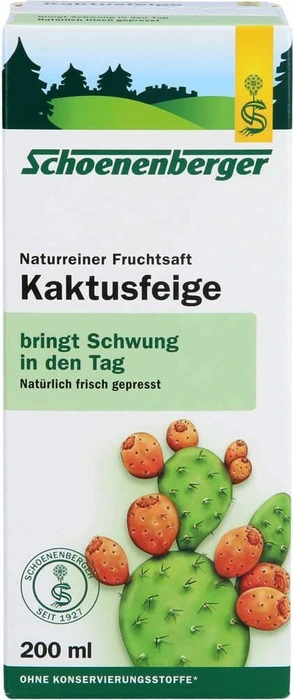 Schoenenberger naturreiner Fruchtsaft Kaktusfeige, 200ml