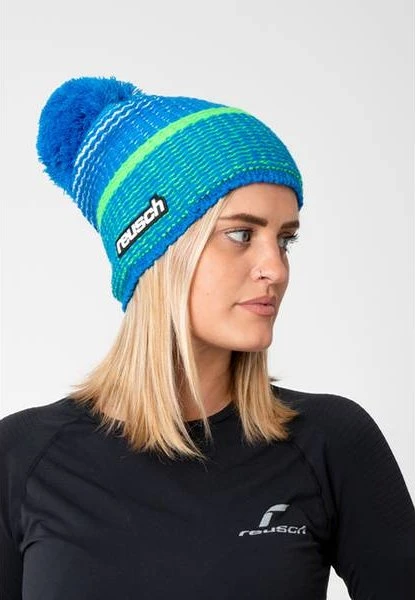 Reusch Noah Beanie electric blue/lemonade