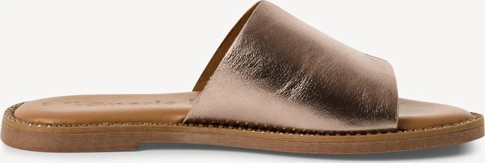 Tamaris Lederpantolette metallic (Damen)