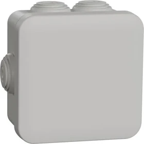 Schneider Electric Mureva BOX, Abzweigdose, 7 Tüllen Ø20, 80x80x45mm