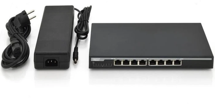 Digitus Professional DN-953 Desktop Gigabit Switch, 8x RJ-45, 131W PoE+