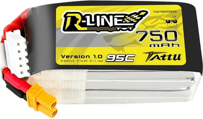Tattu Li-Polymer-Akku 95C XT30 750mAh 4S