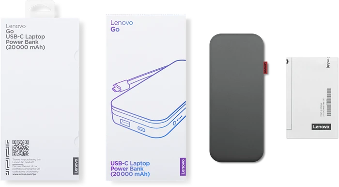 Lenovo USB-C Laptop Power Bank thunder black