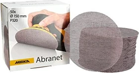 Mirka Abranet Grip Gewebeschleifblatt K320, 150mm, 50 Stück