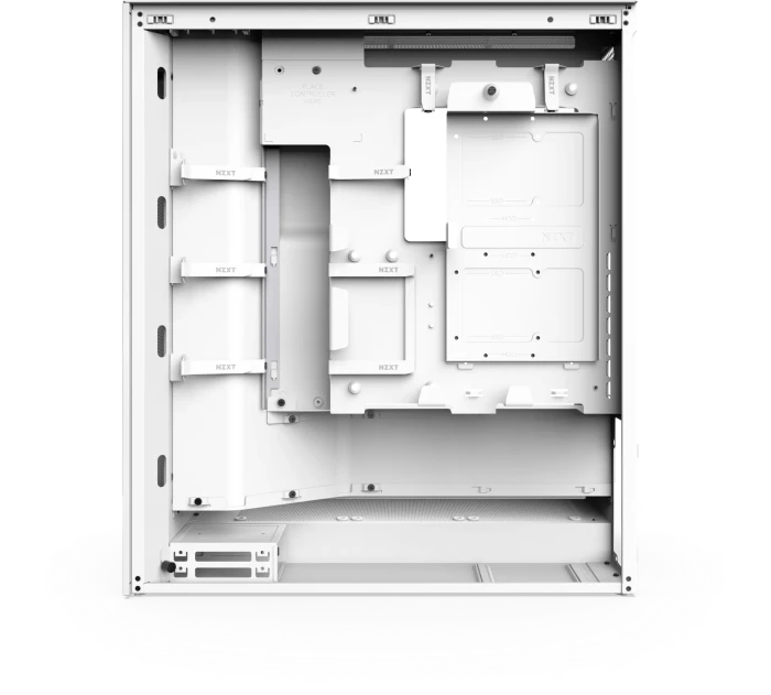 NZXT H7 Flow [2024] Matte White, Glasfenster