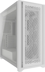 Corsair 5000D Core Airflow, weiß, Glasfenster