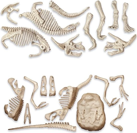 Clementoni Jurassic World Ausgrabungs-Set Triceratops & Velociraptor