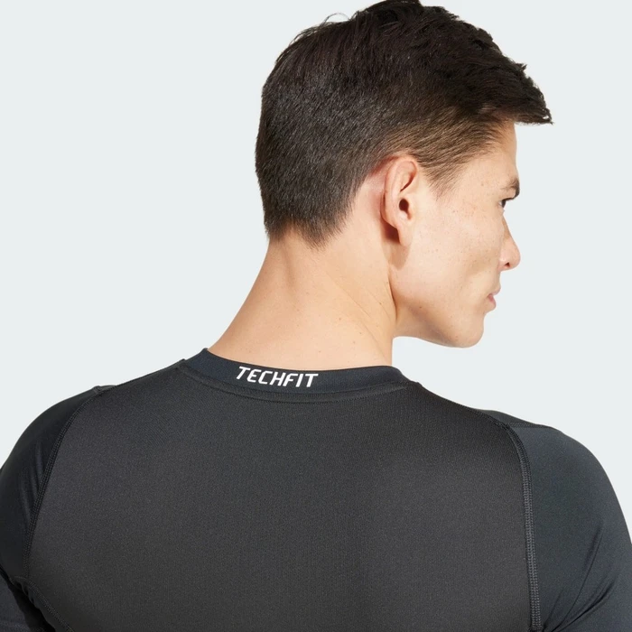 adidas Techfit Training Kompressionsshirt kurzarm schwarz (Herren)