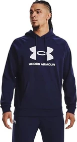 Under Armour Rival Fleece Logo Hoodie midnight navy/weiß (Herren)