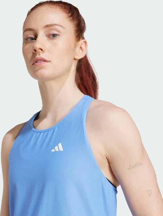 adidas Own the Run Laufshirt ärmellos blue fusion (Damen)