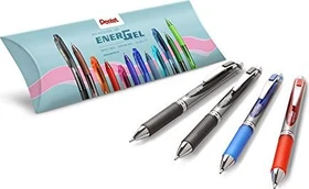 Pentel EnerGel XM BL80 Gelroller, 4er-Set